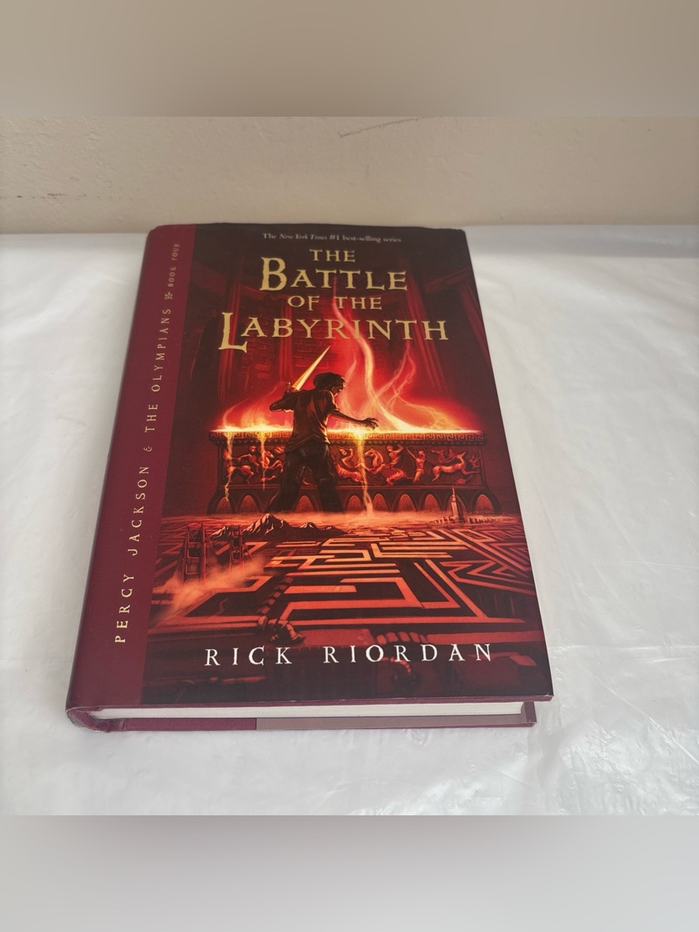 The Battle of the Labyrinth Rick Riordan  2008 1st Edition HC with DJ